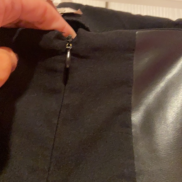 Black pull on boot cut wide pants - Picture 4 of 5